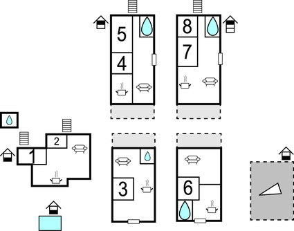 Vakantiehuis - Biograd-Kakma , Kroatië - CDZ957 9999