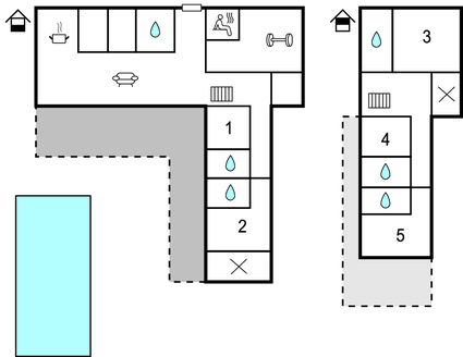 Semesterhus - Krnica-Kujici , Kroatien - CIO222 9999