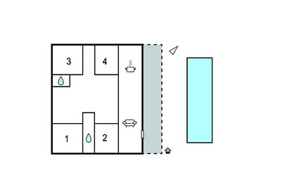 Feriehus - Split - Podstrana , Kroatia - CSD060 9999