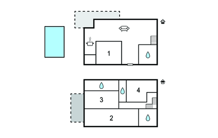 Feriehus - Primosten , Kroatia - CSV098 9999