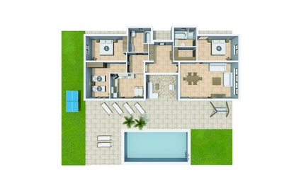 Semesterhus - Muronita, Playa de Muro , Spanien - EMF083 9999