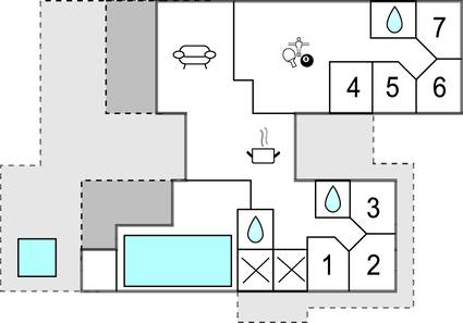 Rozkład pomieszczeń
