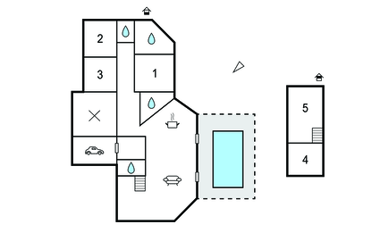 Semesterhus - Virazeil , Frankrike - FAT115 9999