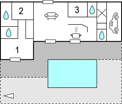 Semesterhus - Pierrerue , Frankrike - FLH331 9999