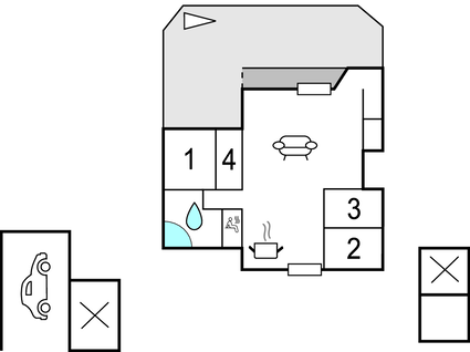 Semesterhus - Spodsbjerg , Danmark - G10161 9999