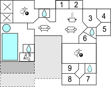 Rozkład pomieszczeń