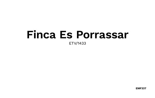 Ferienhaus Es Porrassar