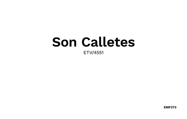 Casa de vacaciones Son Calletes
