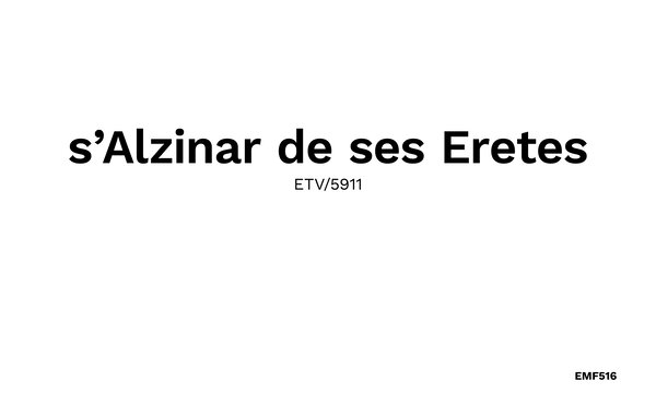 Vakantiehuis - Son Cullera, Arta , Spanje - EMF516 901