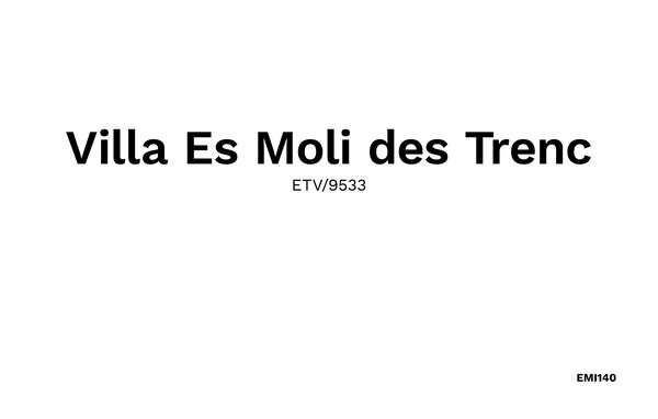 Casa de vacaciones - Es Moli des Trenc, Es Trenc , España - EMI140 901