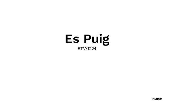 Domy wakacyjne - Es Puig S'horta, SHorta , Hiszpania - EMI161 901