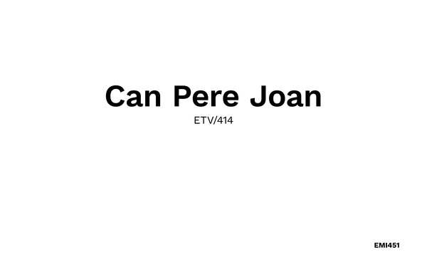 Holiday Home - Can Pere Joan, SHorta , Spain - EMI451 901