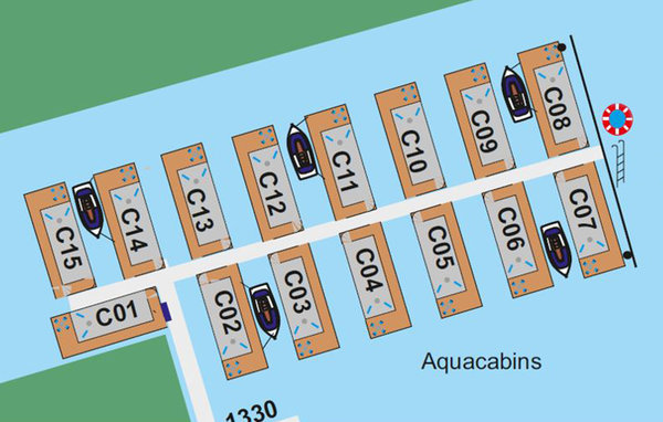 Hausboot - Aalsmeer , Holland - HNH228 907