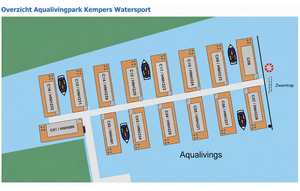 Hausboot - Aalsmeer , Holland - HNH233 901