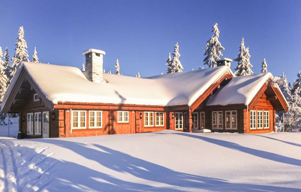 Vacation home Beautiful home in Sjusjoen