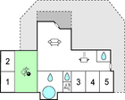 Grundriss Ferienhaus A2026