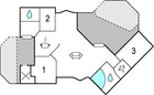 Grundriss Ferienhaus A3335
