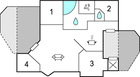 Grundriss Ferienhaus A3754