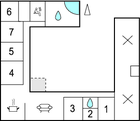 Grundriss Ferienhaus A4087