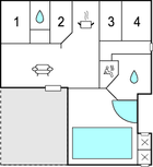 Grundriss Ferienhaus A6295