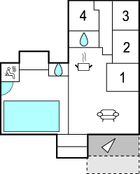 Grundriss Ferienhaus B03019