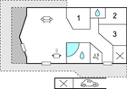 Grundriss Ferienhaus B3338