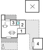 Grundriss Ferienhaus B40112