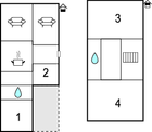 Grundriss Ferienhaus B5117