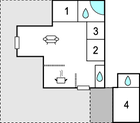 Grundriss Ferienhaus B51224