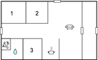 Grundriss Ferienhaus B5331