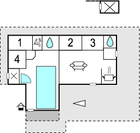 Grundriss Ferienhaus C07069