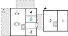 Grundriss Ferienhaus C79210