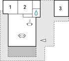 Grundriss Ferienhaus M21301