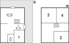 Grundriss Ferienhaus P32954