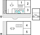 Grundriss Ferienhaus P52046