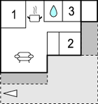 Grundriss Ferienhaus P52098